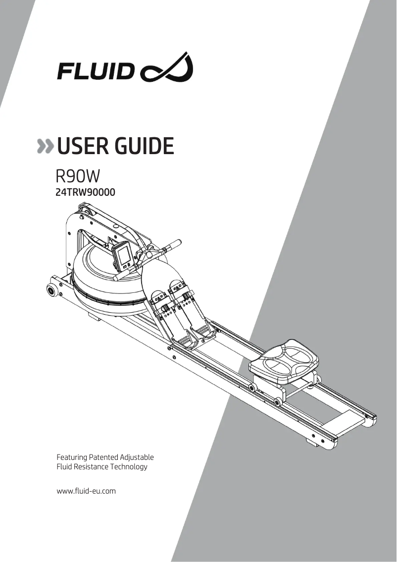 Page 1 de la notice Manuel utilisateur Tunturi by Fluid Signature R90W