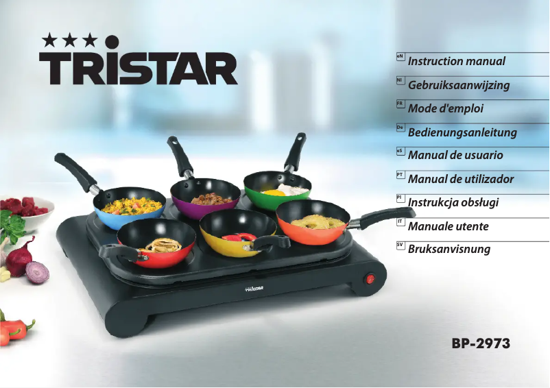 Page 1 de la notice Manuel utilisateur TriStar BP-2973