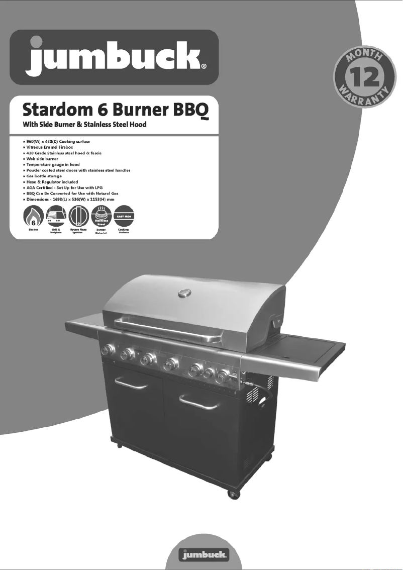 Image de la première page du manuel de l'appareil Stardom