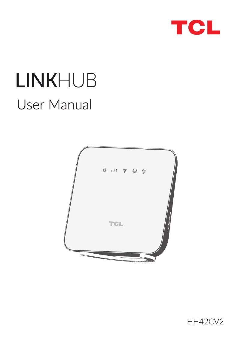 Image de la première page du manuel de l'appareil Linkhub HH42CV2