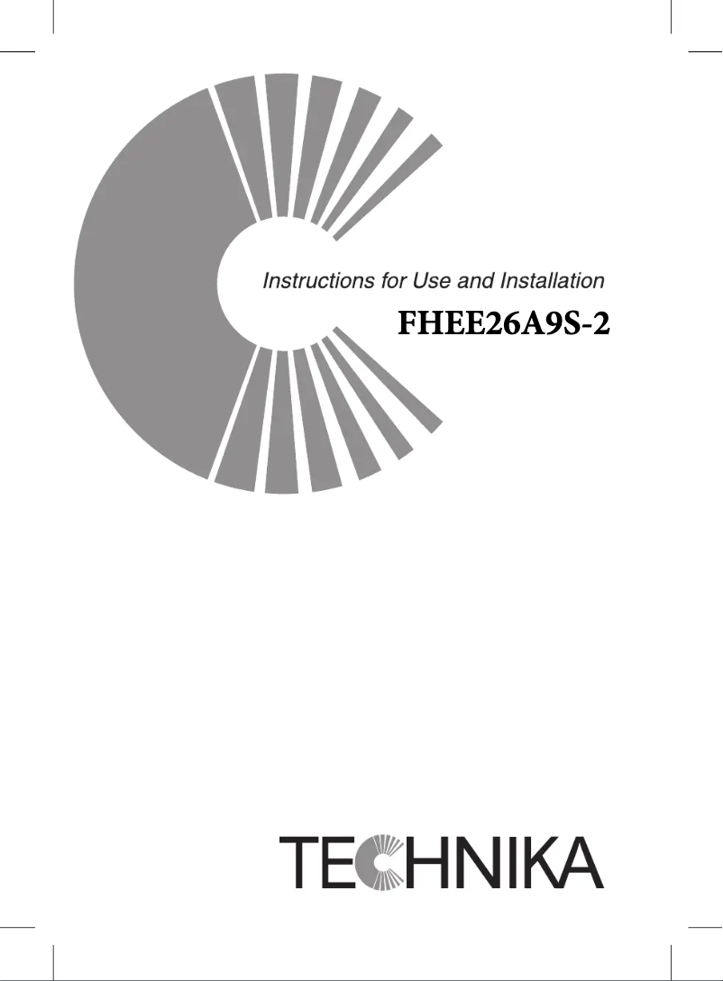 Page n°1 - Manuel utilisateur Technika FHEE26A9S-2