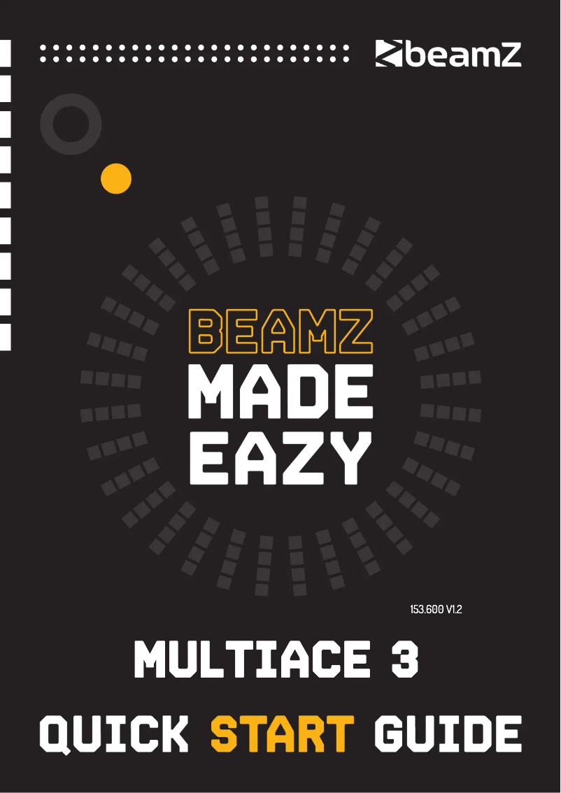 Page n°1 - Guide de démarrage rapide BeamZ MultiAce 3