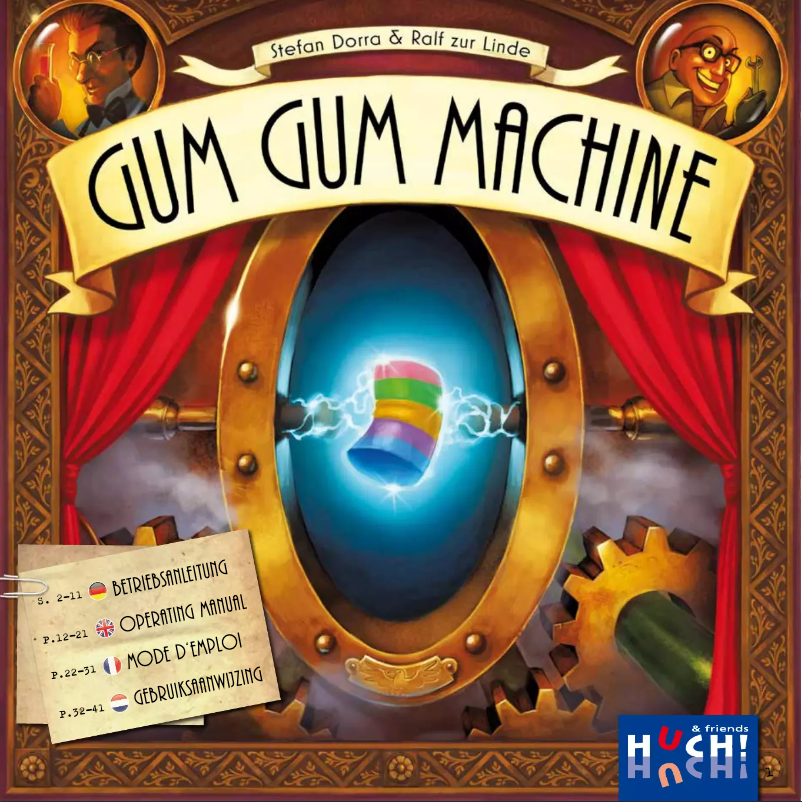 Page n°1 - Manuel utilisateur Huch! & Friends Gum-Gum Machine