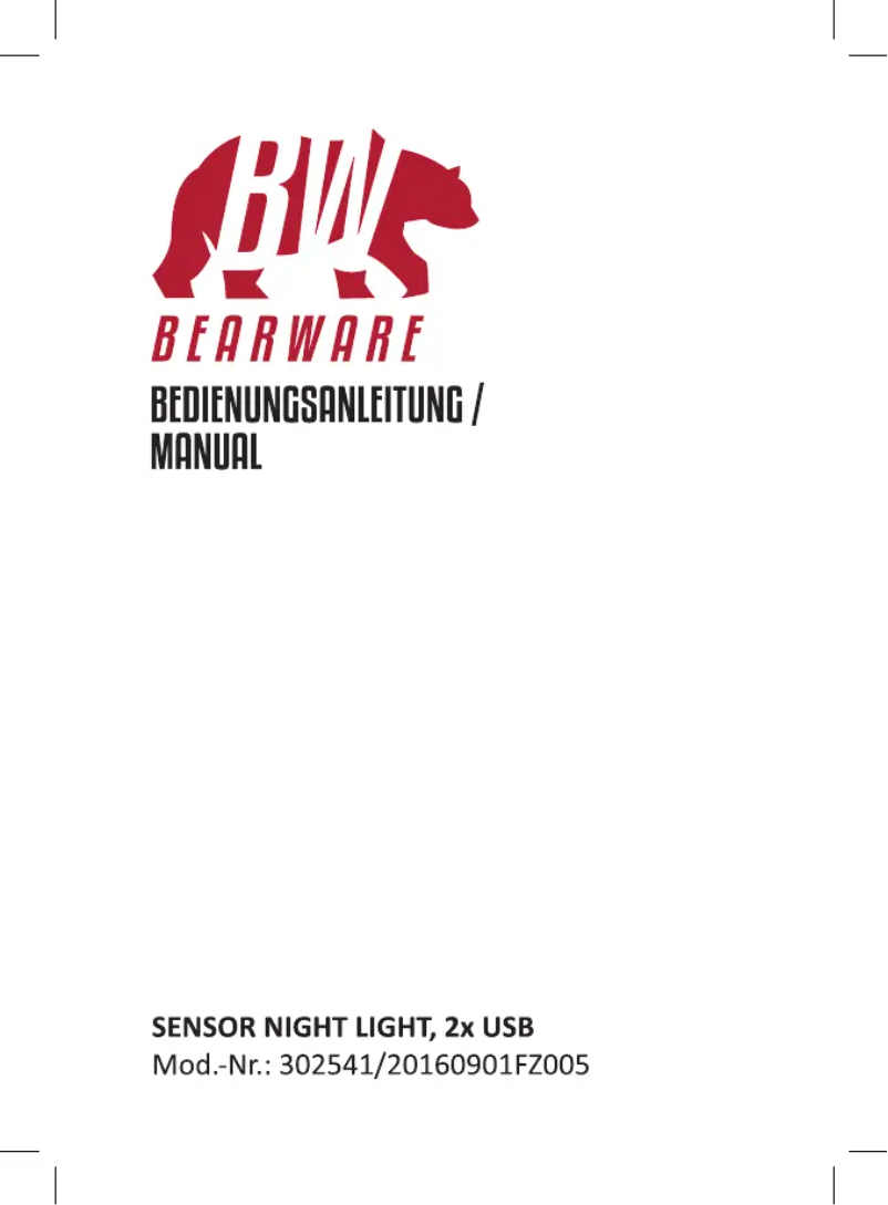 Página 1 del manual Manual de usuario Bearware 302541
