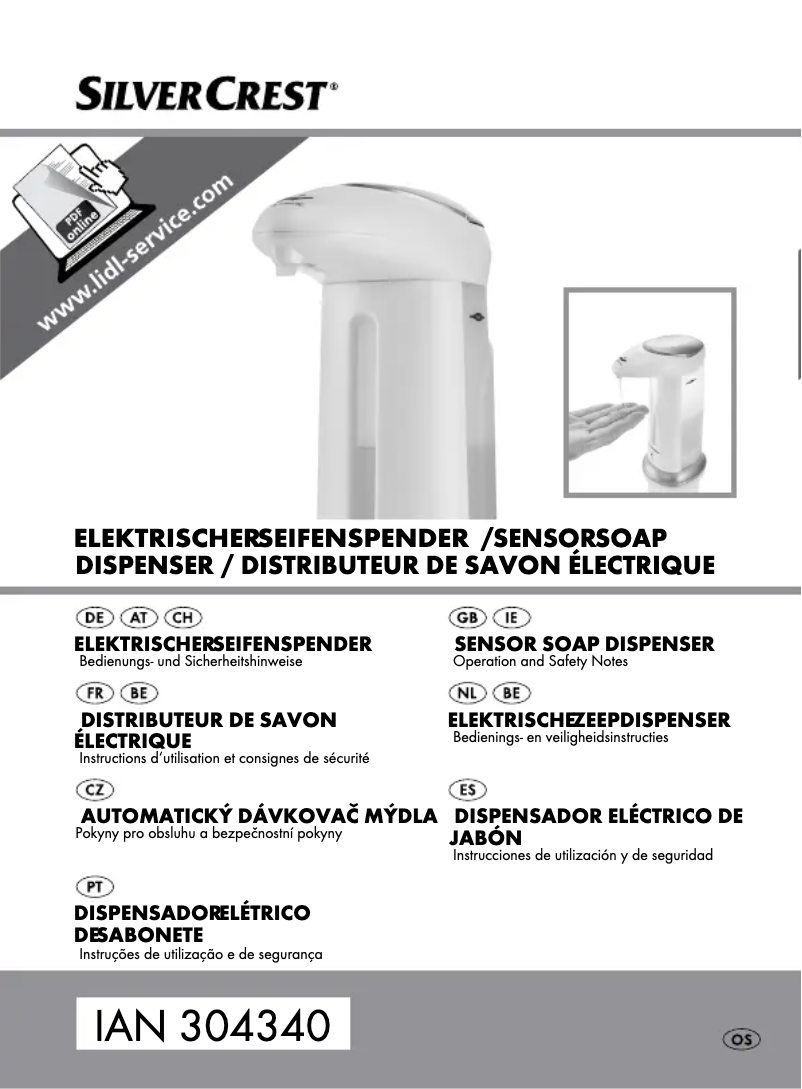 Page 1 de la notice Manuel utilisateur SilverCrest HG04103