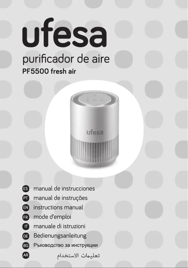 Page 1 de la notice Manuel utilisateur Ufesa Fresh Air PF5500