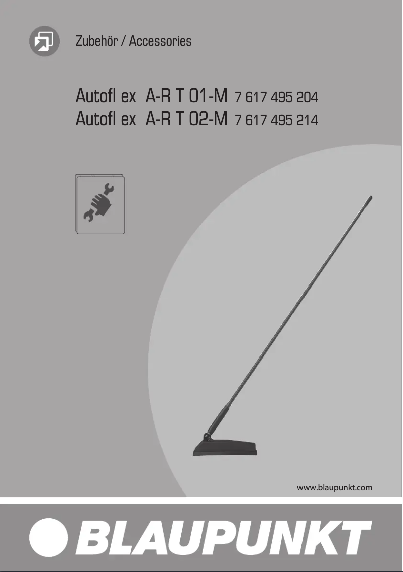 Page n°1 - Manuel utilisateur Blaupunkt Autoflex A-RT 02-M