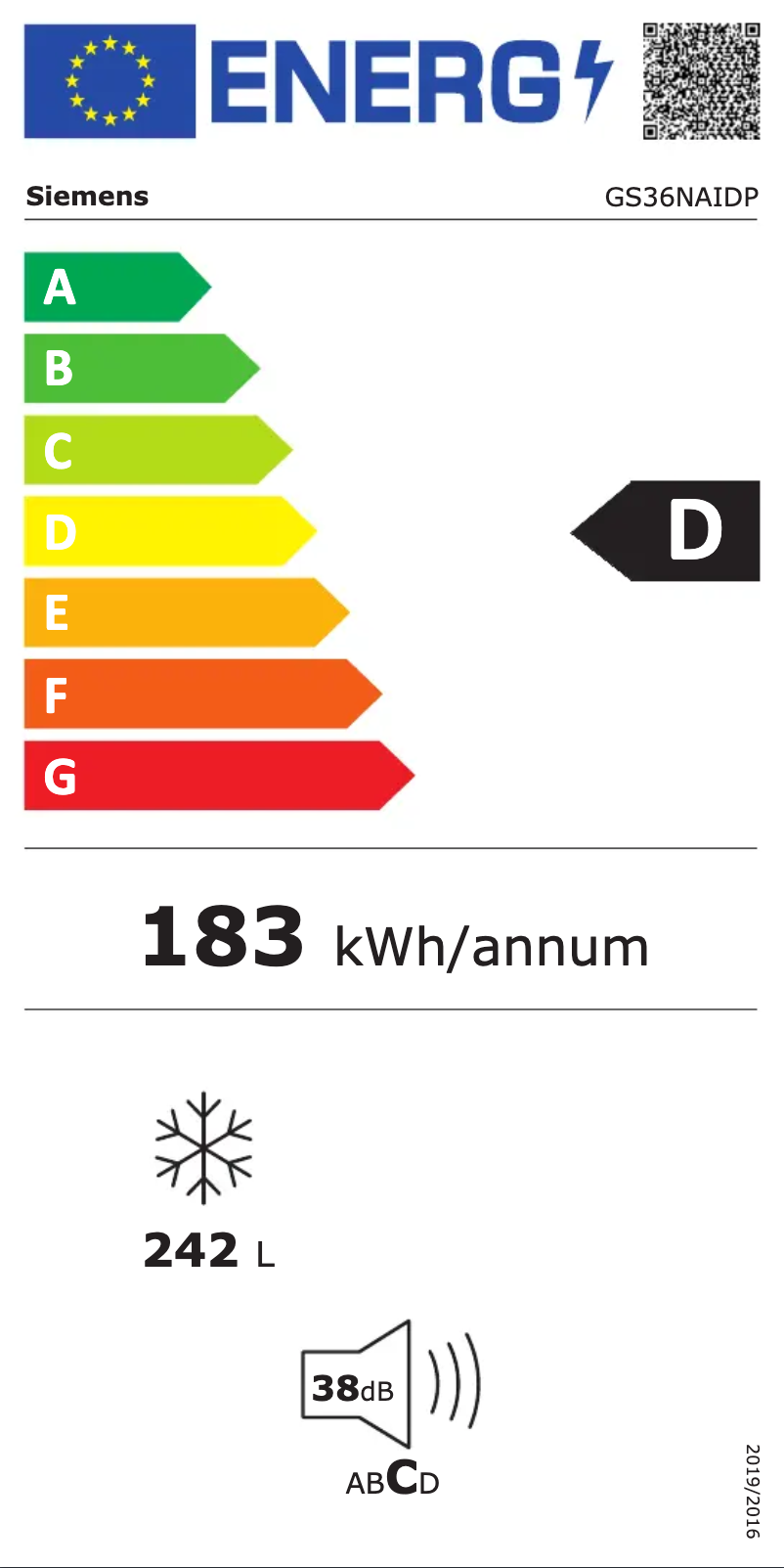 Image de la première page du manuel de l'appareil GS36NAIDP