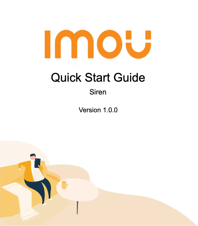 Page n°1 - Manuel utilisateur Imou Siren