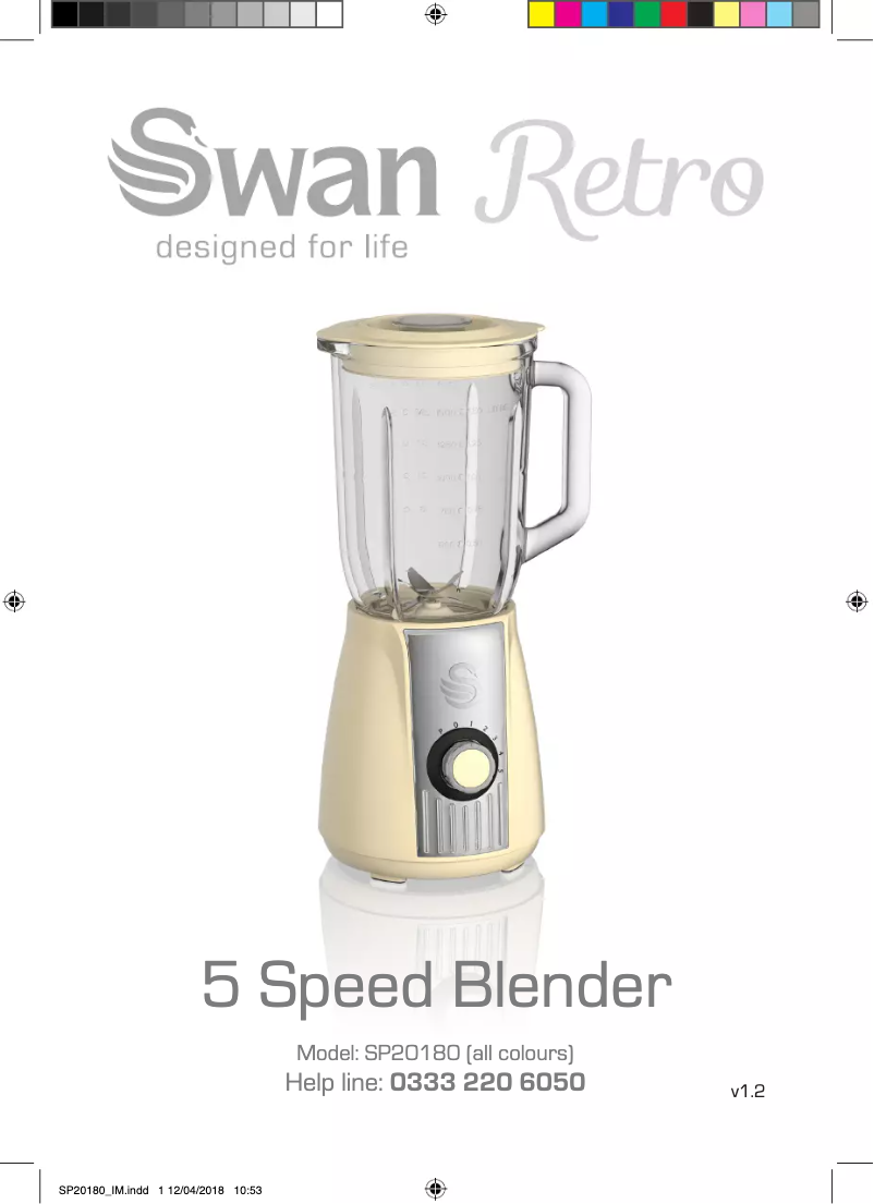 Página 1 del manual Manual de usuario Swan SP20180BLN