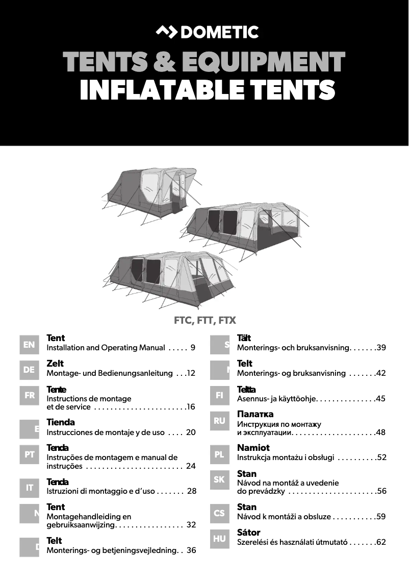 Page 1 de la notice Mode d'emploi Dometic Rarotonga FTT 401 TC