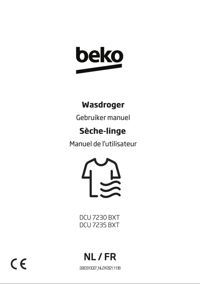 Page n°1 - Manuel utilisateur Beko DCU7235BXT