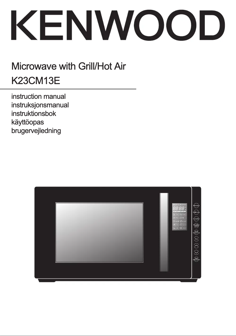 Image de la première page du manuel de l'appareil K23CM13E