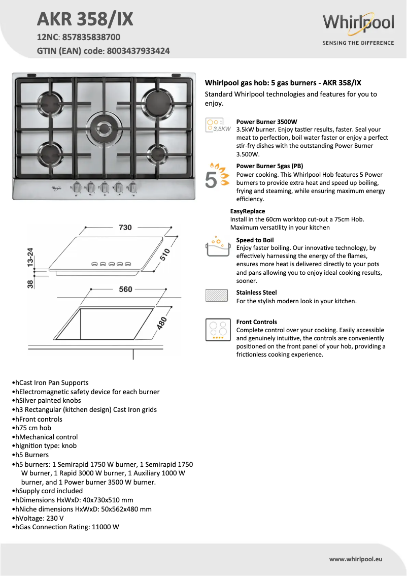 Image de la première page du manuel de l'appareil AKR 358/IX