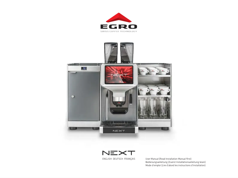 Image de la première page du manuel de l'appareil Next Pure Coffee