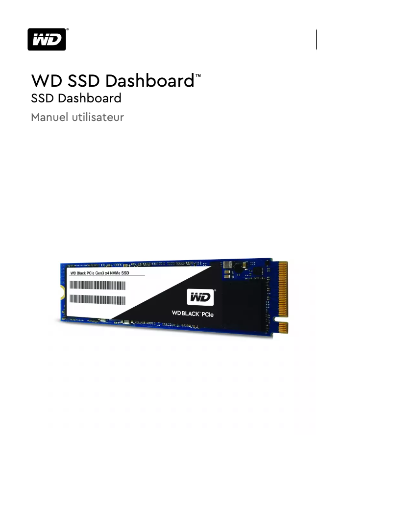 Page n°1 - Manuel utilisateur Western Digital WDS100T1B0B