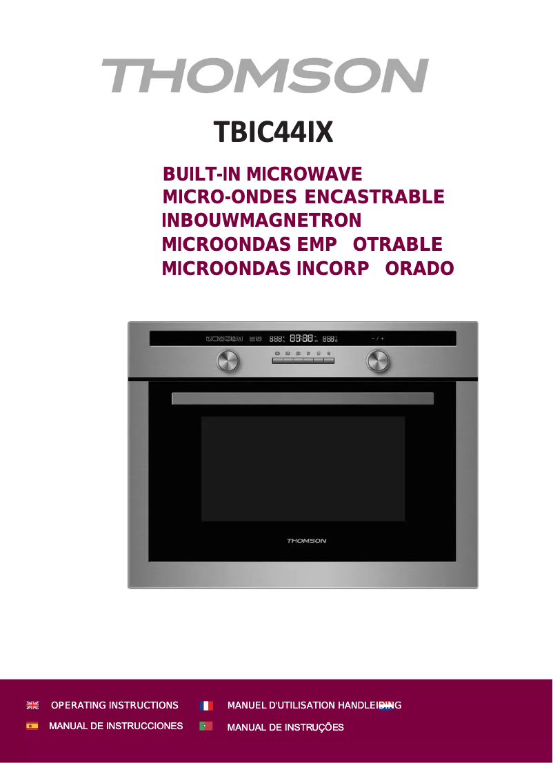 Page 1 de la notice Manuel utilisateur Thomson TBIC44IX