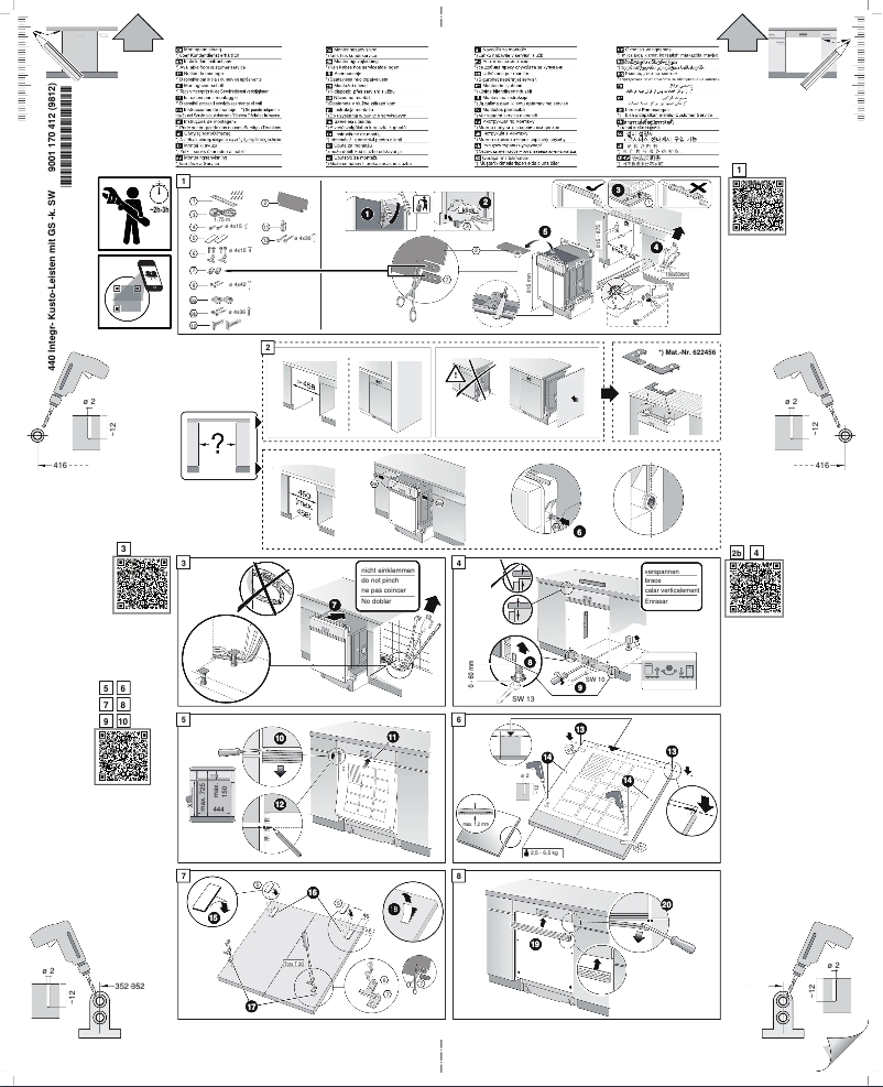 Page n°1 - Instructions / montage Neff S483C50S2E