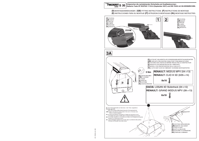 Image de la première page du manuel de l'appareil S 35
