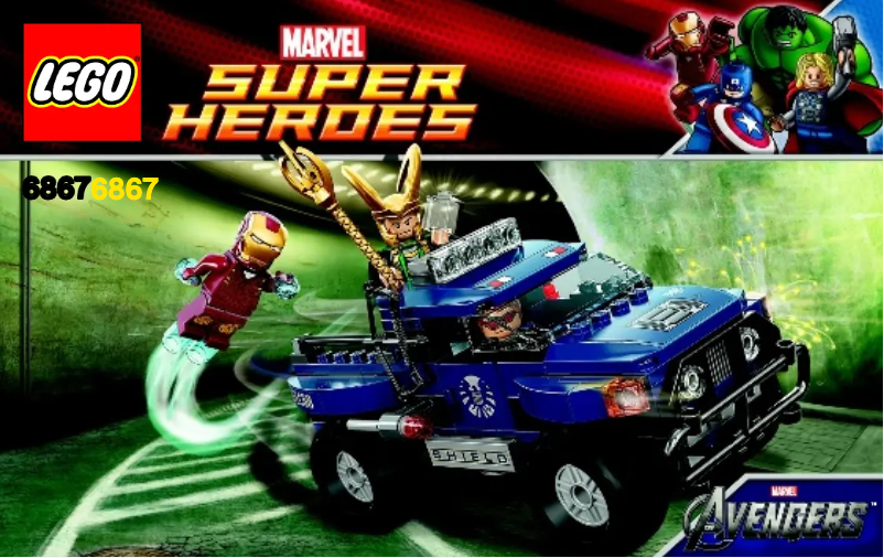 Page 1 de la notice Manuel utilisateur Lego Loki's (TM) Cosmic Cube Escape