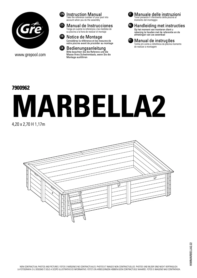 Page 1 de la notice Manuel utilisateur Gre 7900962