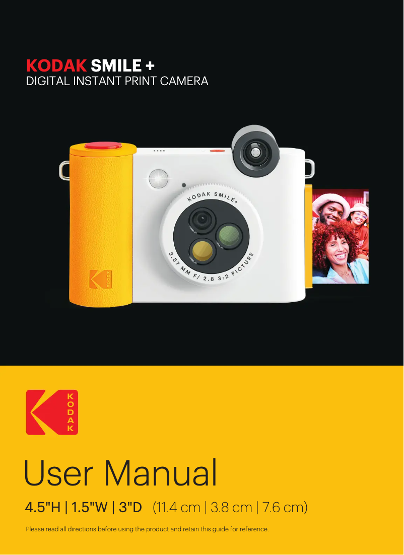 Page n°1 - Manuel utilisateur Kodak Smile+