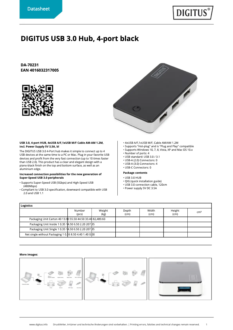Image de la première page du manuel de l'appareil DA-70231