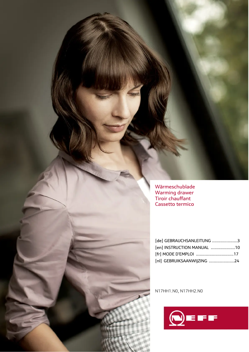 Image de la première page du manuel de l'appareil N17HH21N0