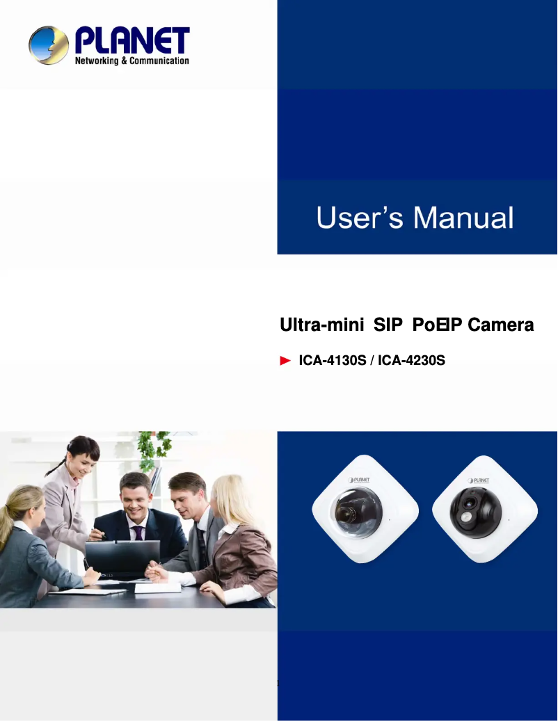 Image de la première page du manuel de l'appareil ICA-4130S