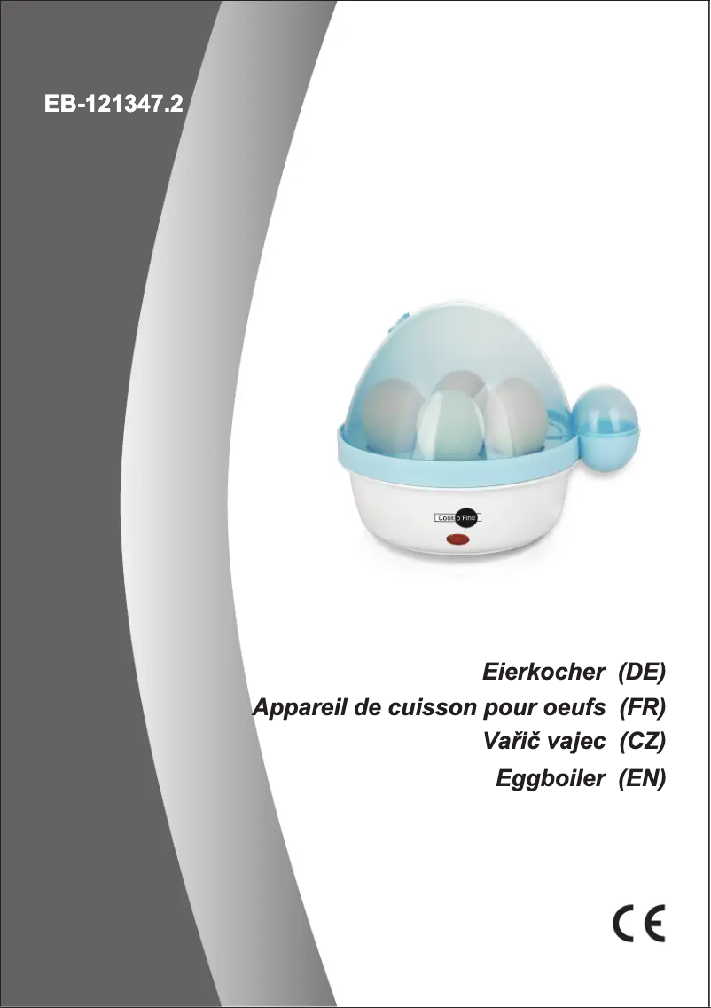 Image de la première page du manuel de l'appareil EB-121347.2