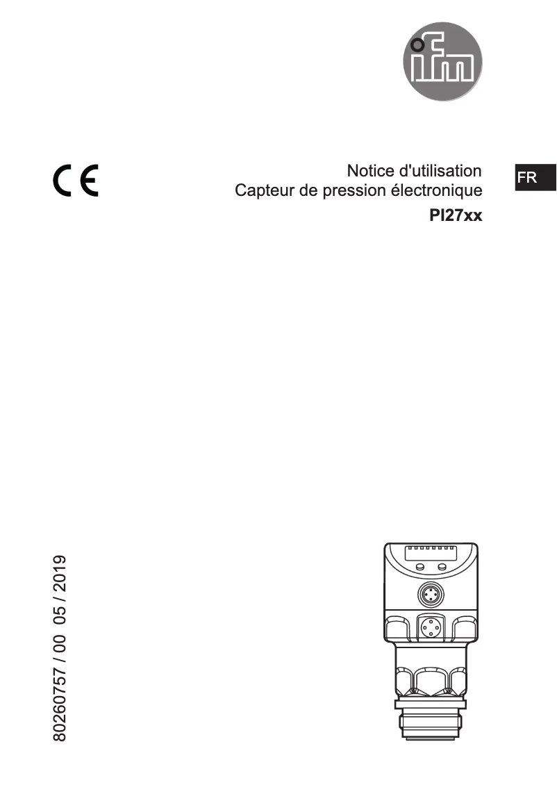 Image de la première page du manuel de l'appareil PI2714