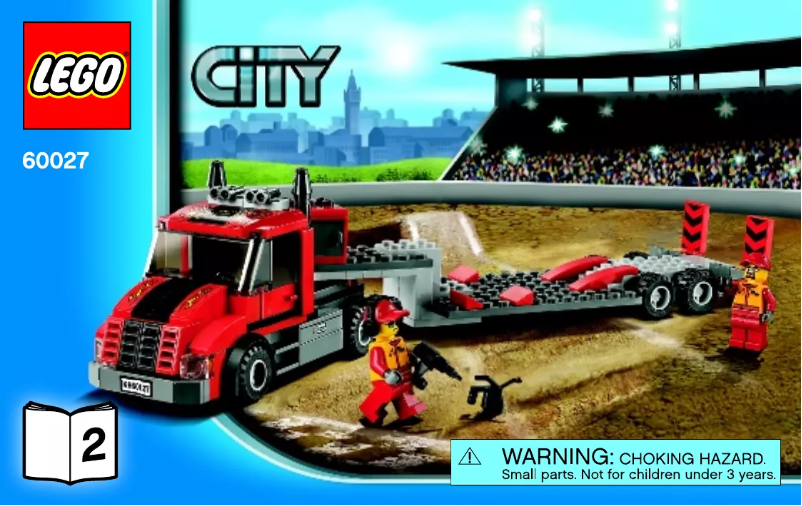 Page 1 de la notice Consignes visuelles Lego City 60027