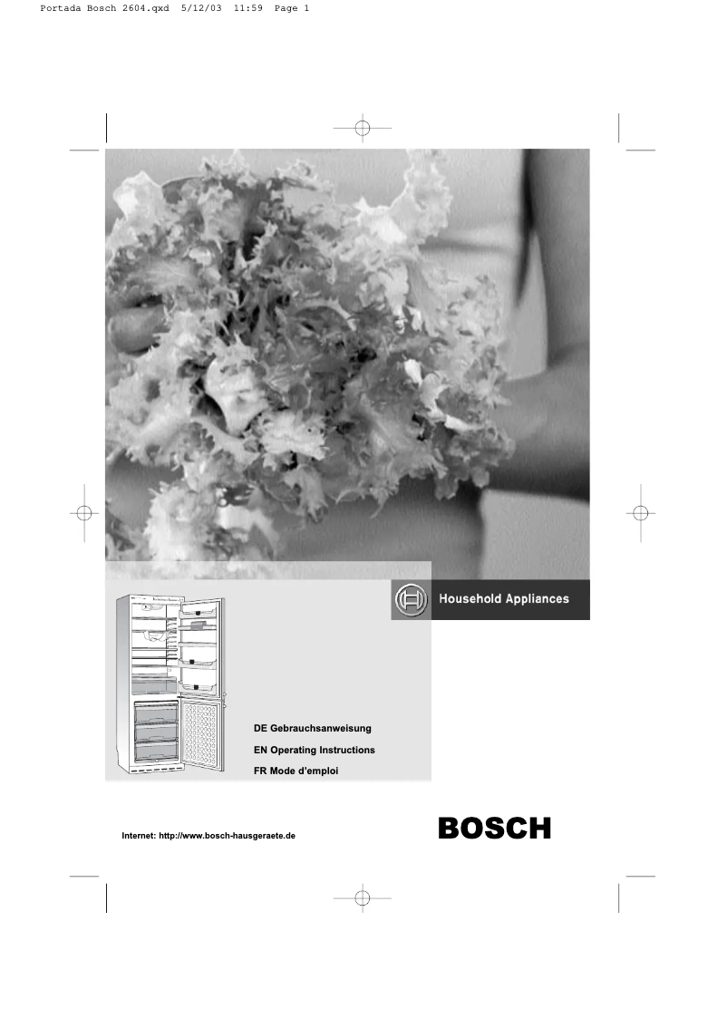 Page n°1 - Manuel utilisateur Bosch KGS36310FF