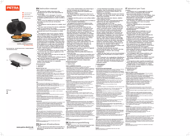 Imagen de la primera página del manual del dispositivo WA 23.45