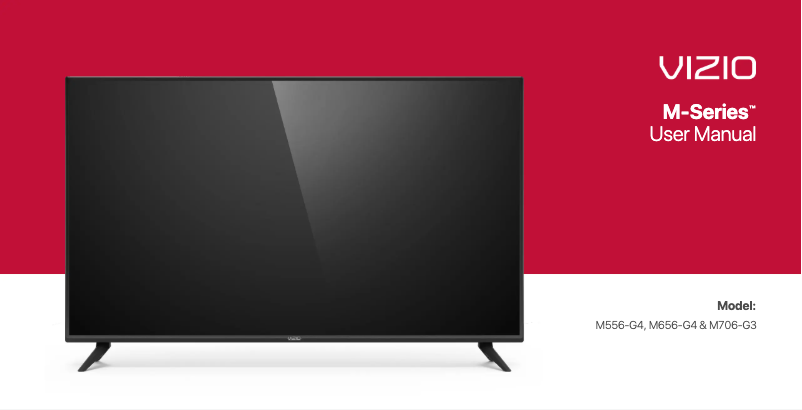 Page 1 de la notice Manuel utilisateur VIZIO M706-G3