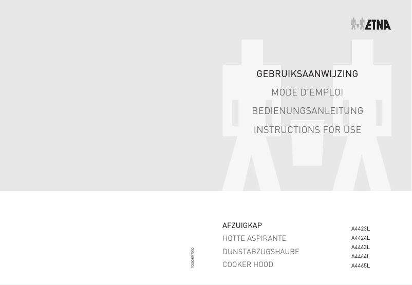 Image de la première page du manuel de l'appareil A4465L