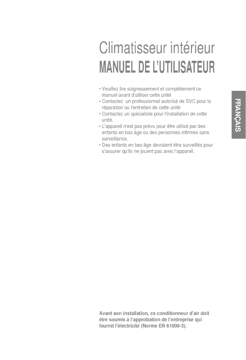 Page 1 de la notice Manuel utilisateur LG LSNH126PBC0