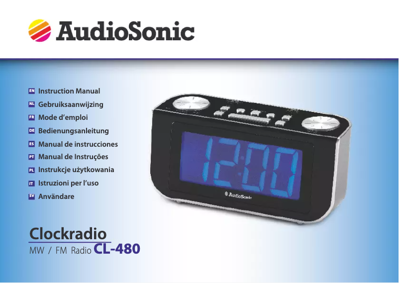 Image de la première page du manuel de l'appareil CL-480