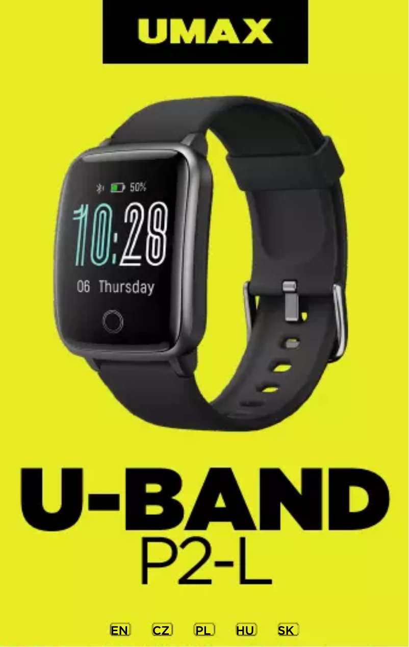 Page n°1 - Manuel utilisateur UMAX U-Band P2-L