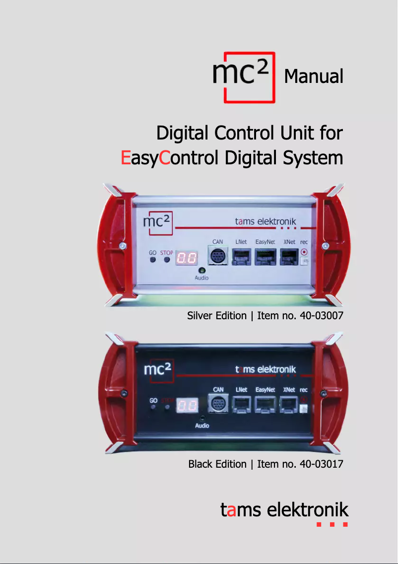 Page n°1 - Manuel utilisateur Tams Elektronik EasyControl