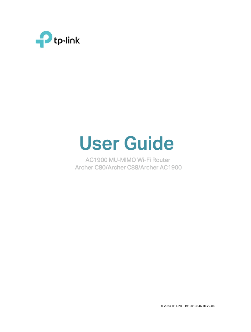 Image de la première page du manuel de l'appareil AC 1900