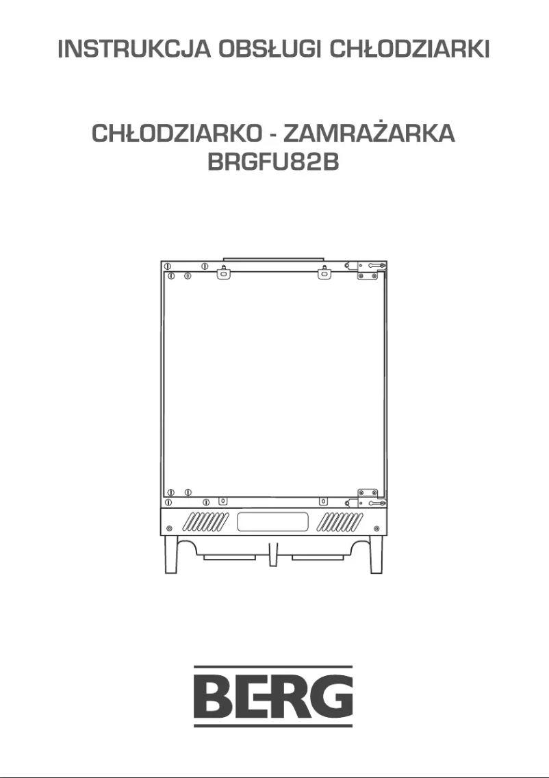 Page 1 de la notice Manuel utilisateur Berg BRGFU82B