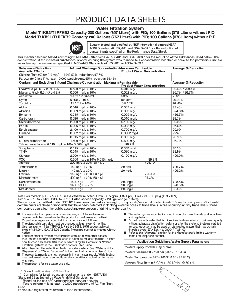 Page 1 de la notice Manuel utilisateur Kenmore 09083