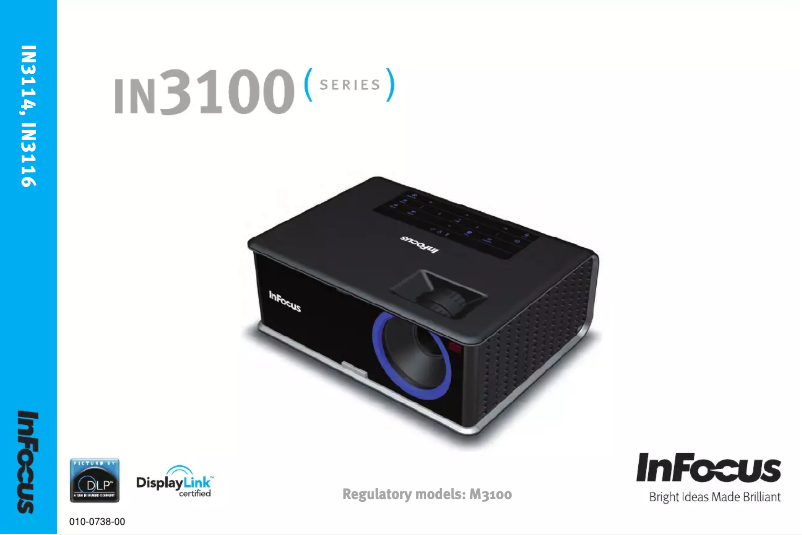 Página 1 del manual Manual de usuario InFocus IN3114