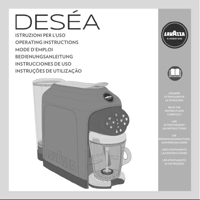 Page 1 de la notice Manuel utilisateur Lavazza Deséa