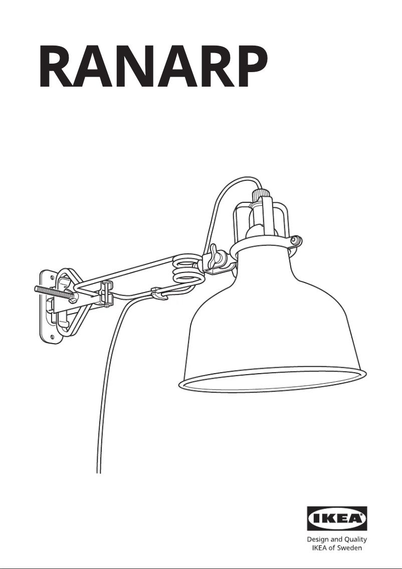 Imagen de la primera página del manual del dispositivo RANARP 305.241.63