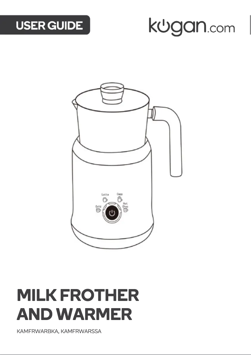 Page 1 de la notice Manuel utilisateur Kogan KAMFRWARBKA