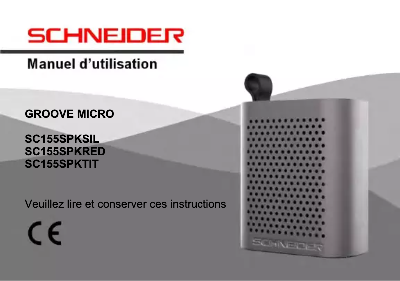 Page 1 de la notice Mode d'emploi Schneider SC155SPKSIL