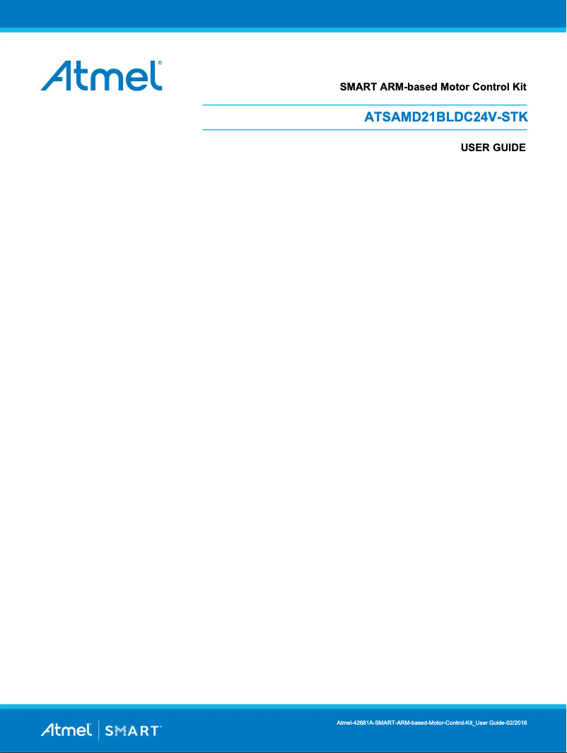 Página 1 del manual Manual de usuario Microchip ATSAMD21BLDC24V-STK