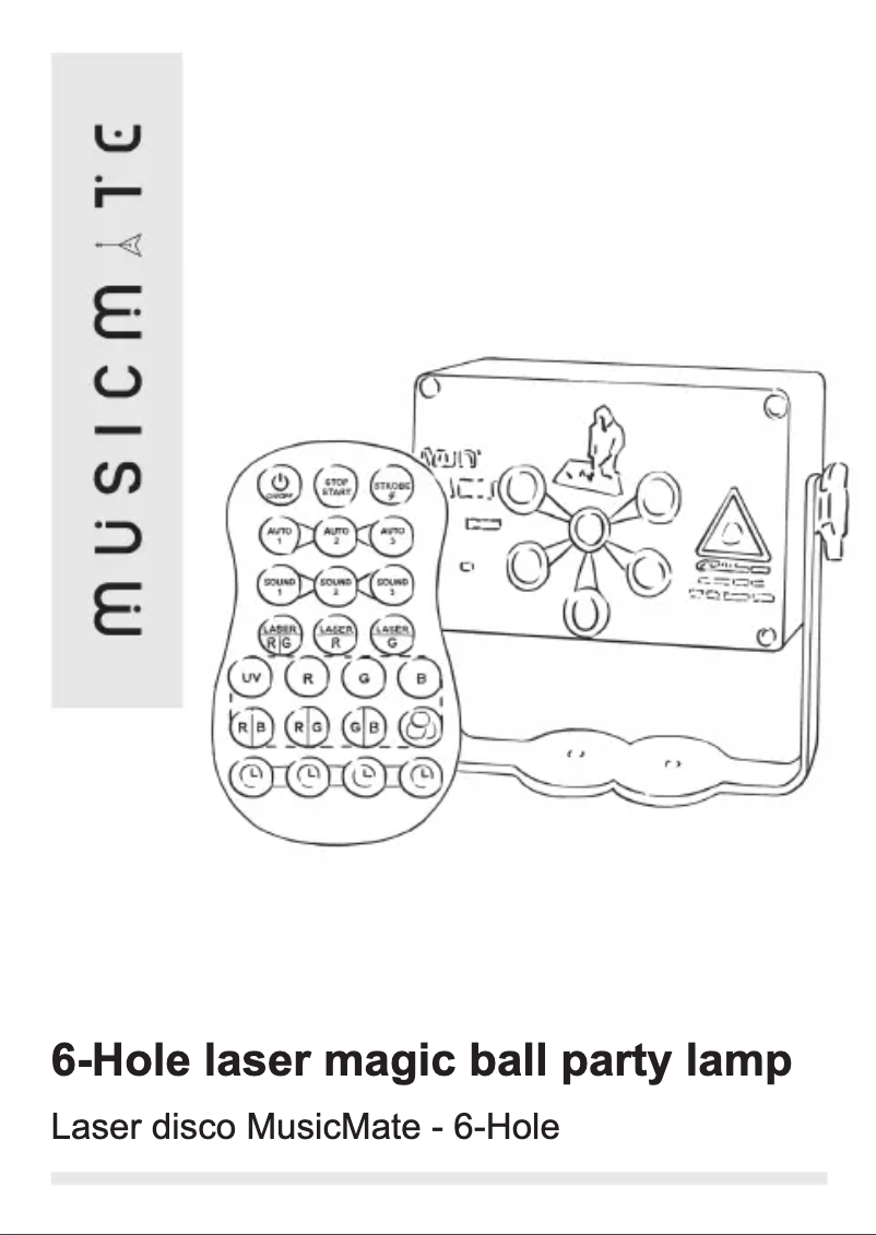 Page 1 de la notice Manuel utilisateur Musicmate 6-Hole